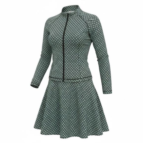 Talbort Pants - Talbots full-zip jacket with  sleeves, pull-on skort set. Golf, activewear.